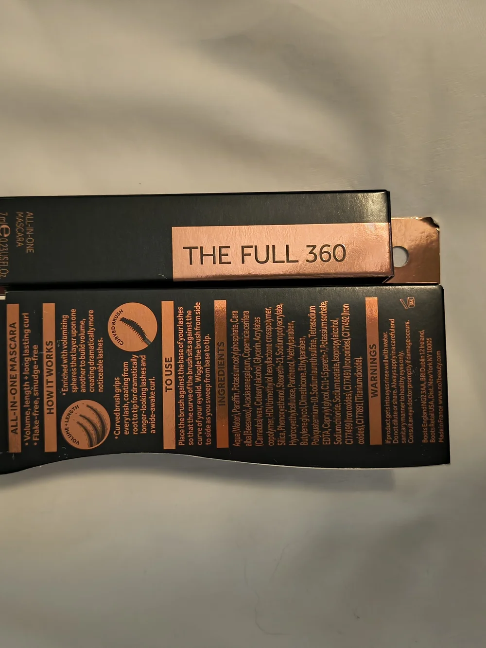 The Full 360 Mascara Set Of 2– Brown Black